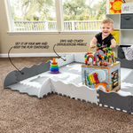Load image into Gallery viewer, Extra Large 5×7 Non-Toxic Foam Play Mat - Grey/White

